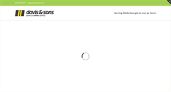 Desktop Screenshot of davisandsons-asphalt.com