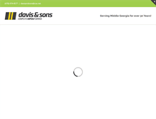 Tablet Screenshot of davisandsons-asphalt.com